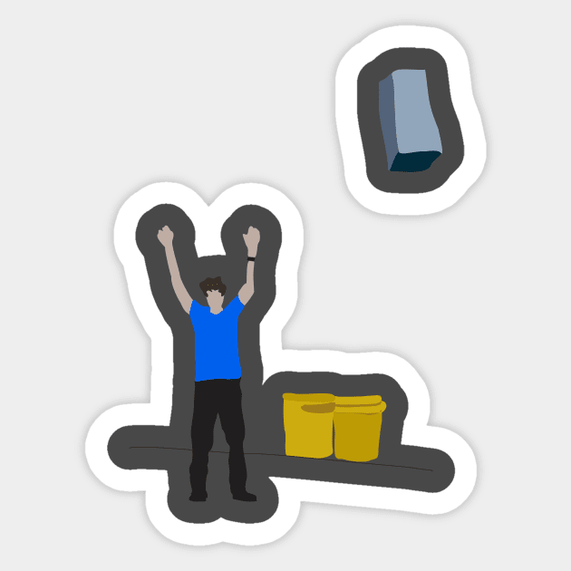 The official Jon Solomon Recycling Show shirt Sticker by jonsolomon